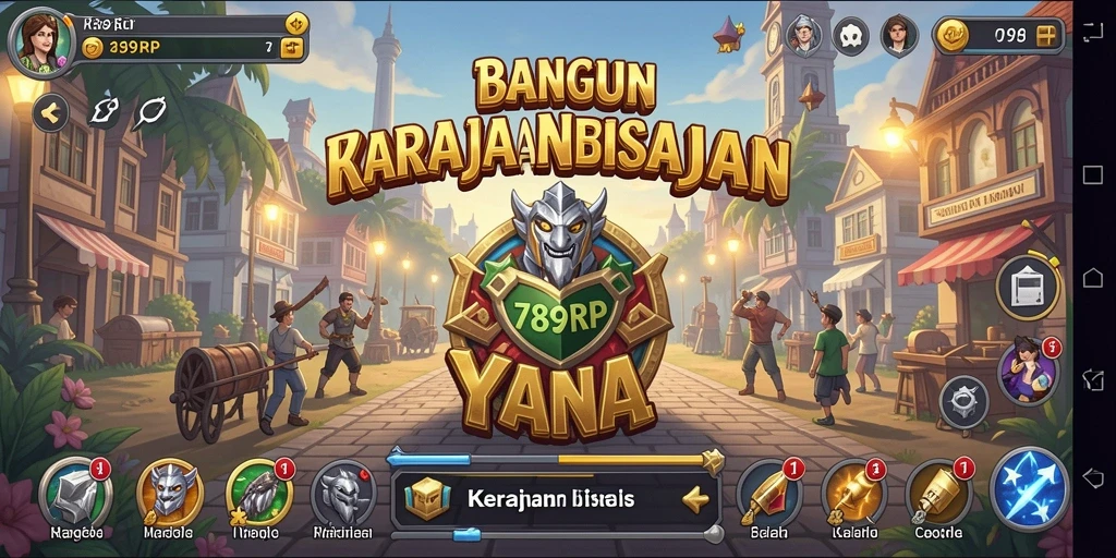 Tampilan gameplay 789RP menampilkan strategi perusahaan yang intens.