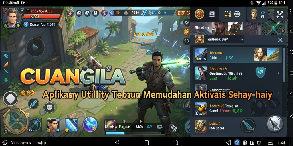 Tampilan antarmuka CUANGILA yang sederhana dan mudah digunakan.