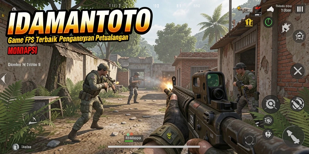 Gameplay seru dan mendebarkan dalam IDAMANTOTO, aksi tembak-menembak yang intens.