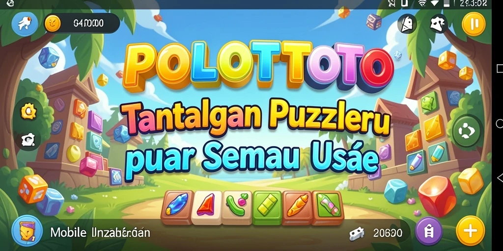 Tampilan gameplay <strong>POLOTOTO</strong> yang menarik dan menantang.